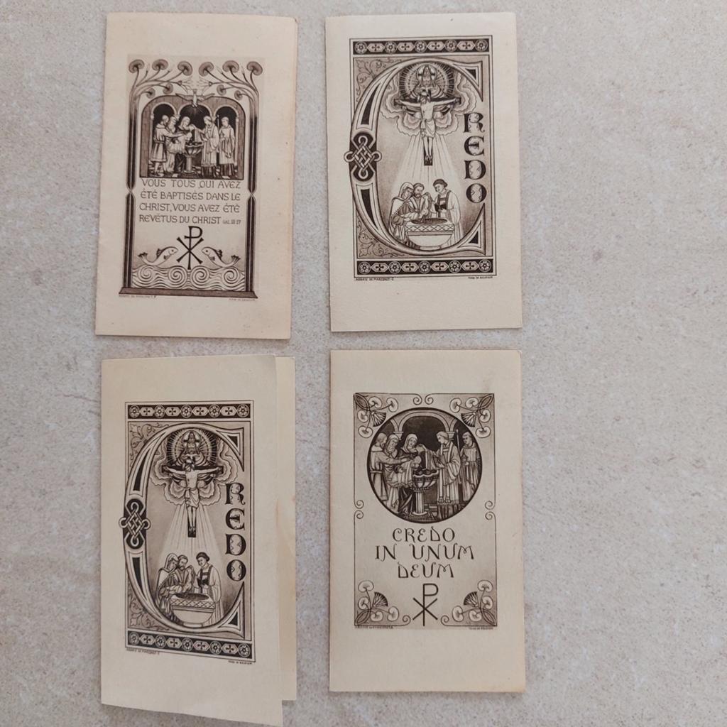 4 vintage geboortekaartjes jaren 1930..., Ophalen of Verzenden