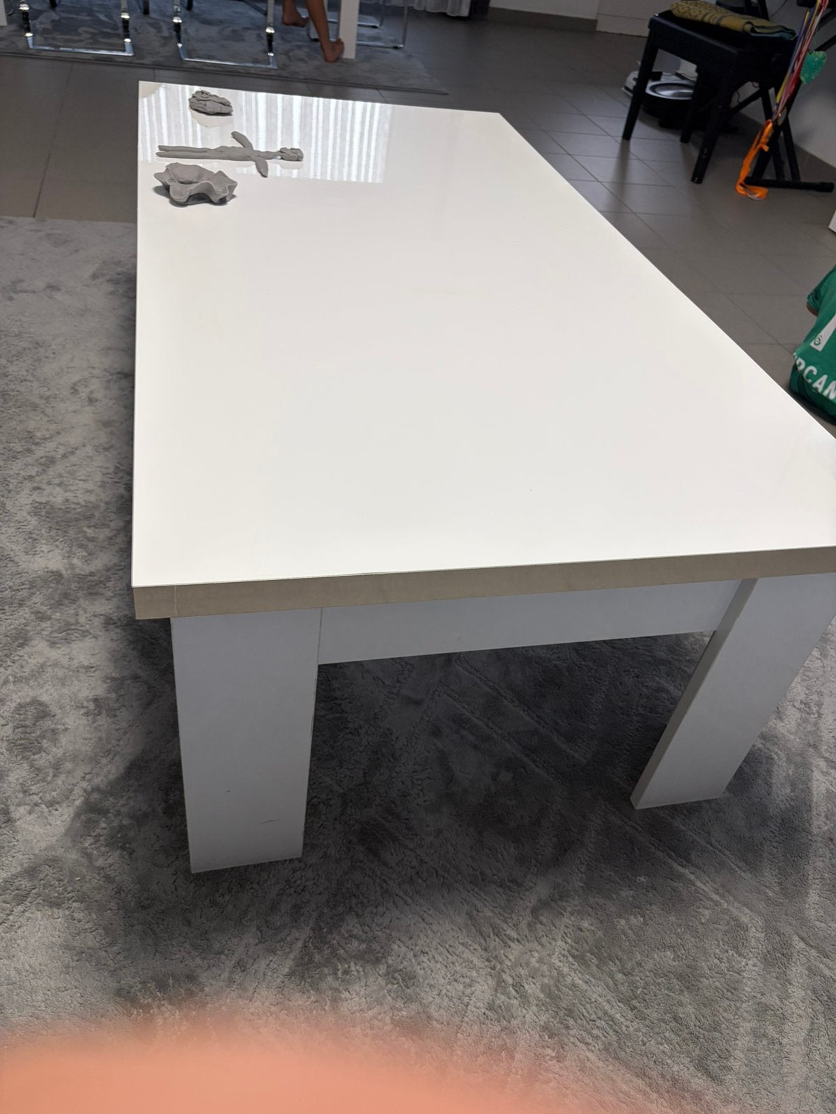 Salontafel hooghlans wit voor maar 40 euro, Ophalen, Zo goed als nieuw