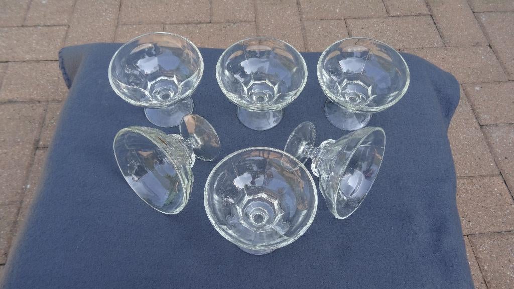 FRUIT/IJSCOUPES, Huis en Inrichting, Ophalen of Verzenden, Gebruikt, Glas