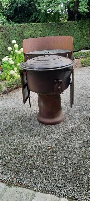 Originele Zelfgemaakte Barbecue, Tuin en Terras, Houtskoolbarbecues, Ophalen, Gebruikt