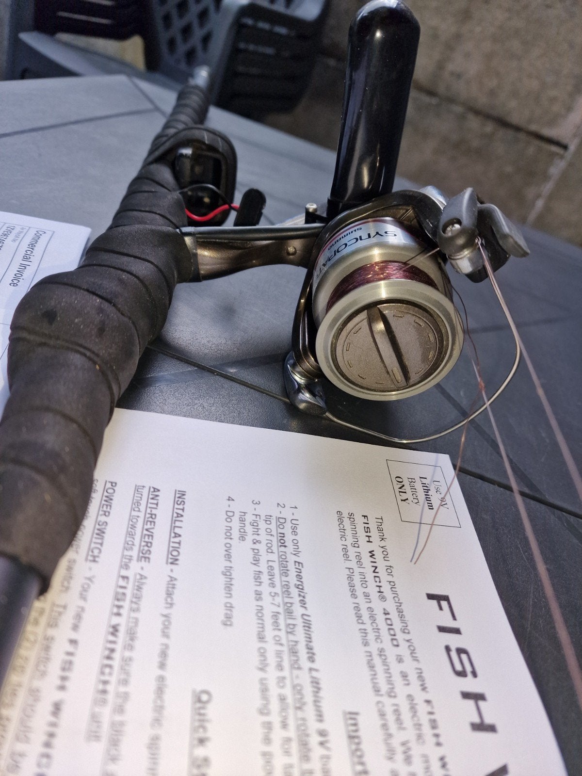 Moulinet électrique Shimano., Enlèvement, Moulinet