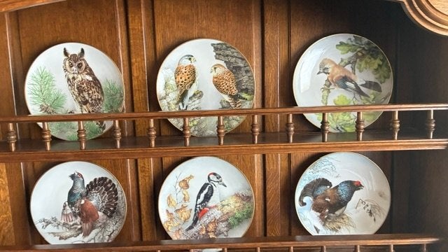 Franklin Porcelain vogelcollectie, Ophalen