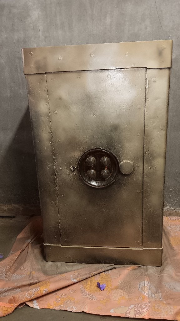 antieke kluis brandkast Bauche Fichet met sleutel, Antiek en Kunst, Antiek | Woonaccessoires, Ophalen