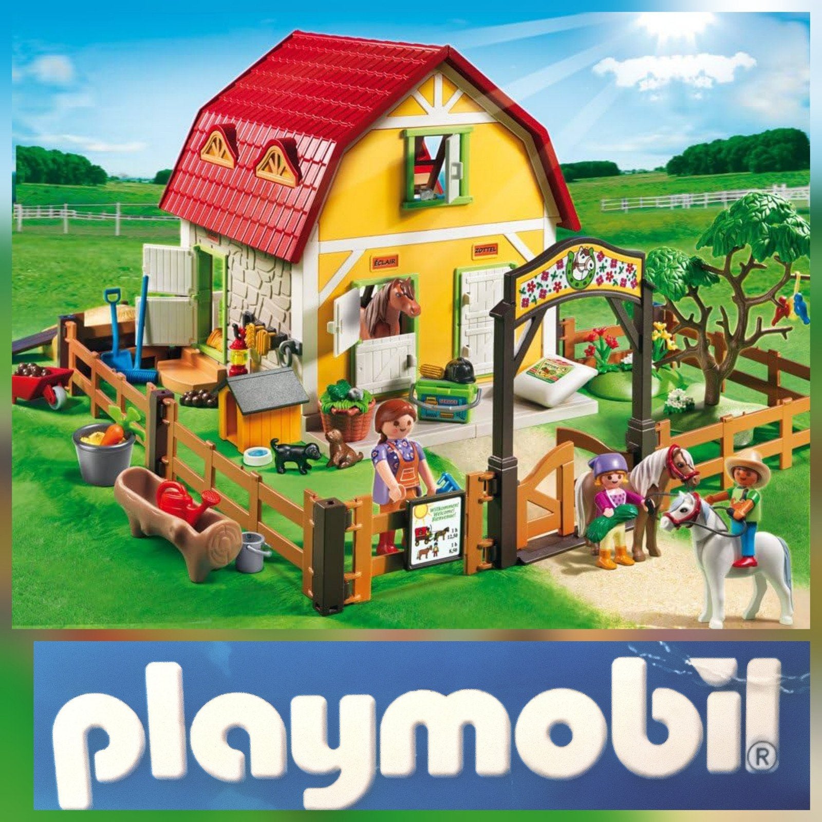 SUPERKOOPJE! playmobil grote ponny ranch 5222., Enfants & Bébés, Enlèvement ou Envoi, Comme neuf