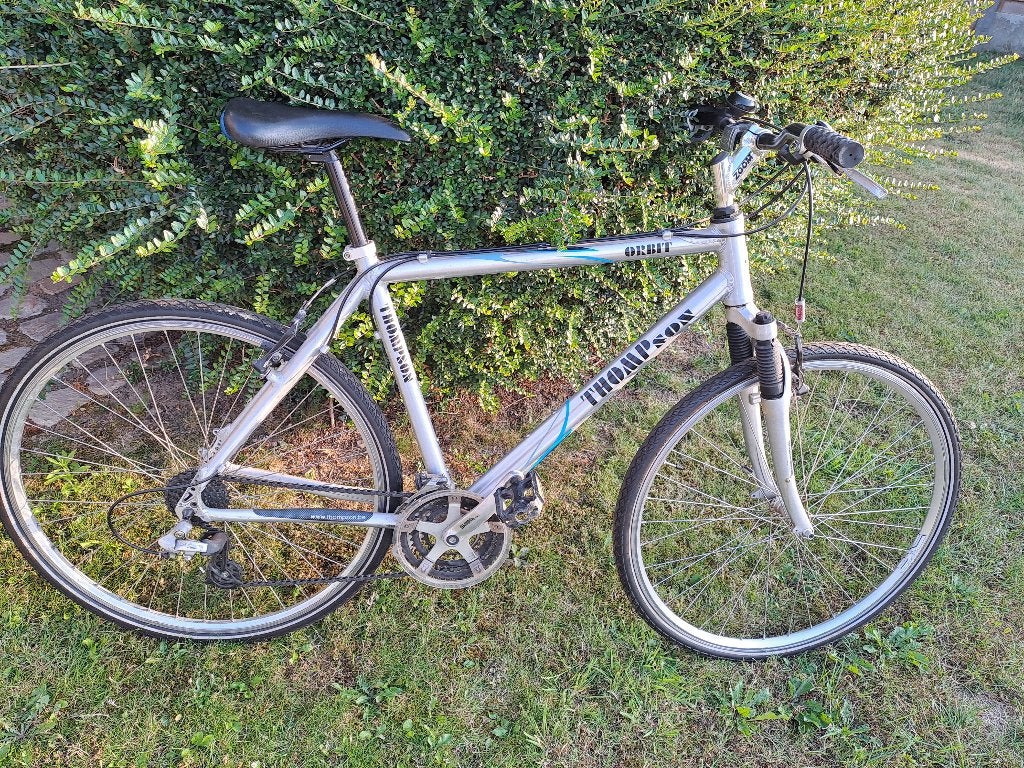 Herenfiets merk thompson, Fietsen en Brommers, Velgrem, Versnellingen, Zo goed als nieuw, 53 tot 57 cm