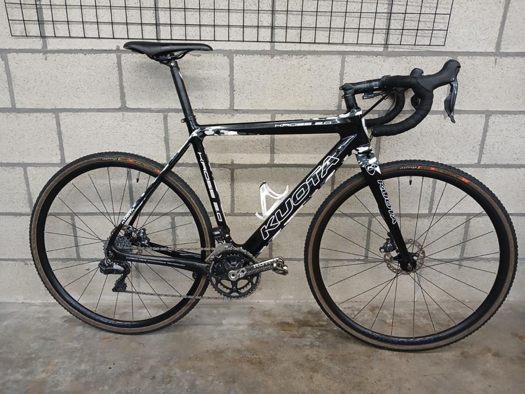 Kuota Kross 2.0 gravelbike XC Shimano Di2 maat L + Extra's, Fietsen en Brommers, Fietsen | Racefietsen, Ophalen, Carbon, Giant