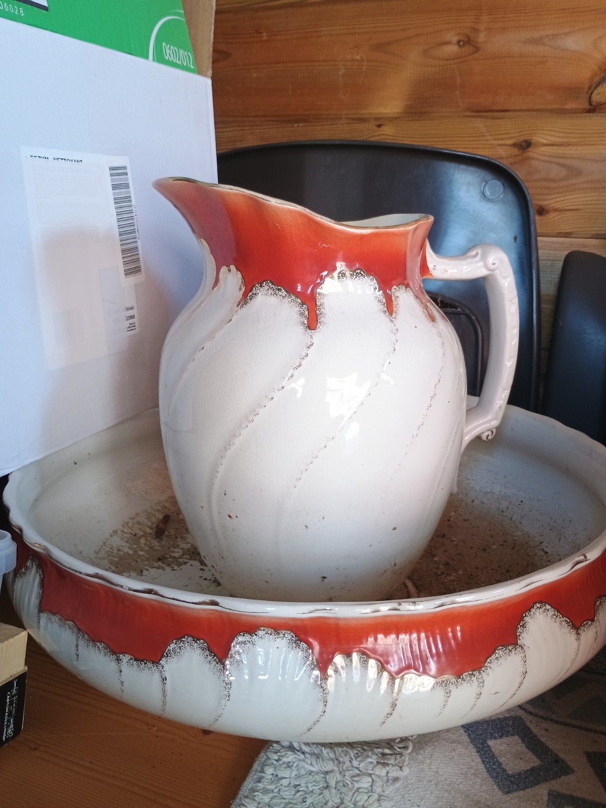carafe à eau avec bol, Enlèvement