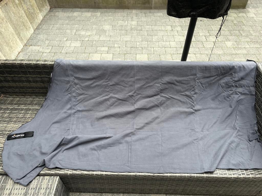 Decathlon microvezel zweetdeken donkergrijs (D-pony), Dieren en Toebehoren, Ophalen, Gebruikt