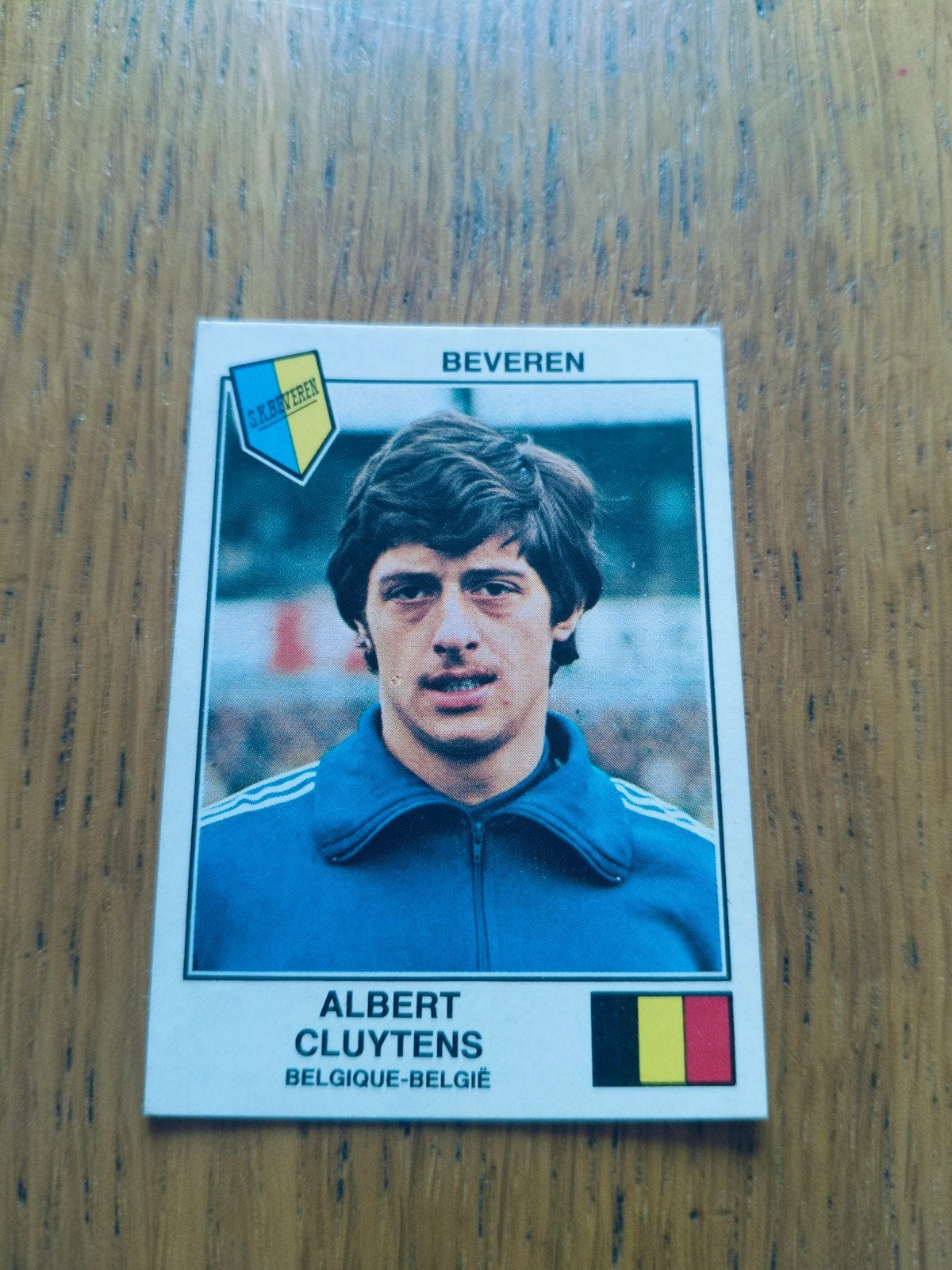 Panini sticker Euro Football 79 Albert Cluytens Beveren, Ophalen of Verzenden, Sticker