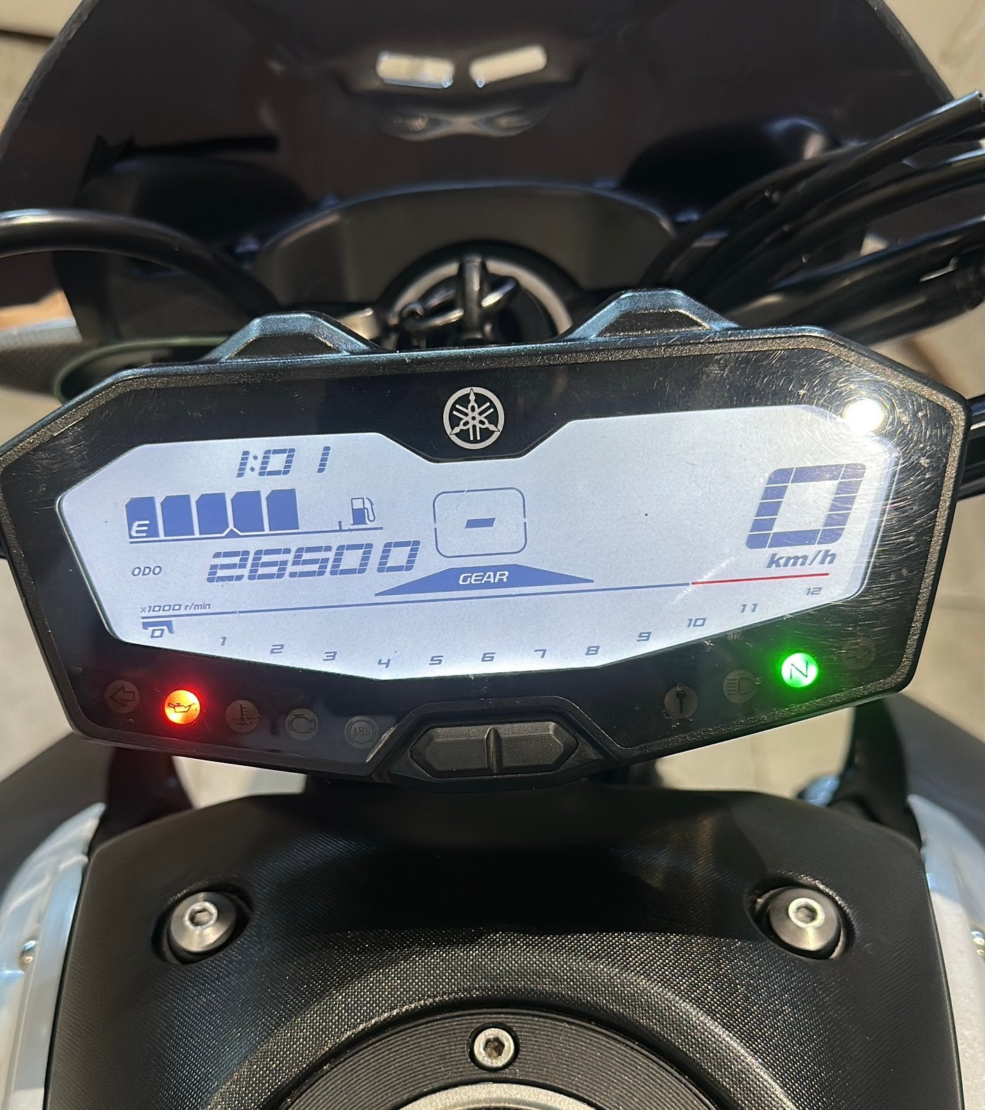 Compteur MT07 version ABS, Fietsen en Brommers, Scooters | Kymco, Ophalen of Verzenden, Zo goed als nieuw