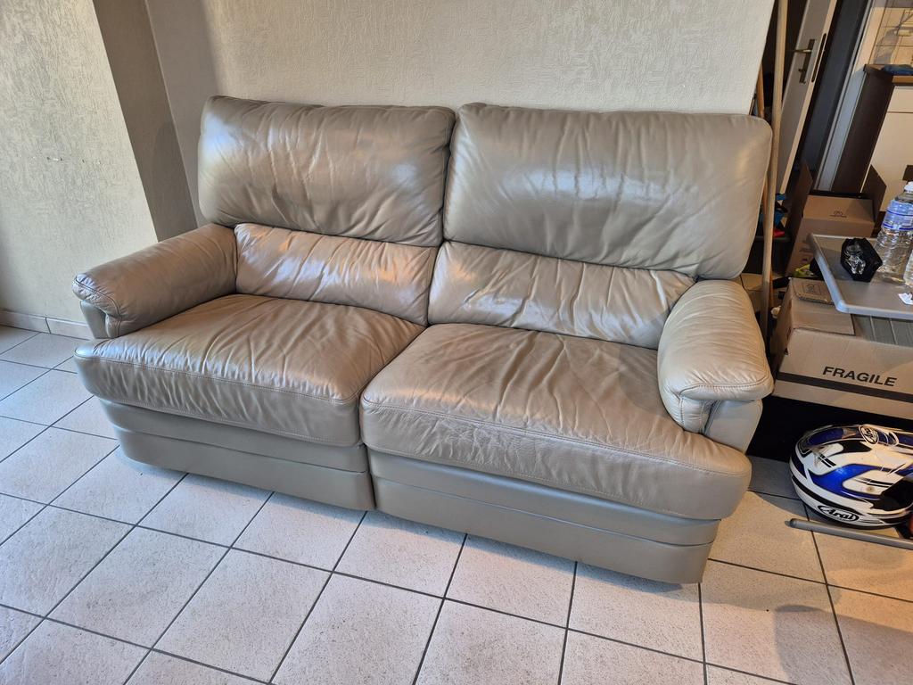 Manuele relaxzetels, Huis en Inrichting, Ophalen, Gebruikt, Leer