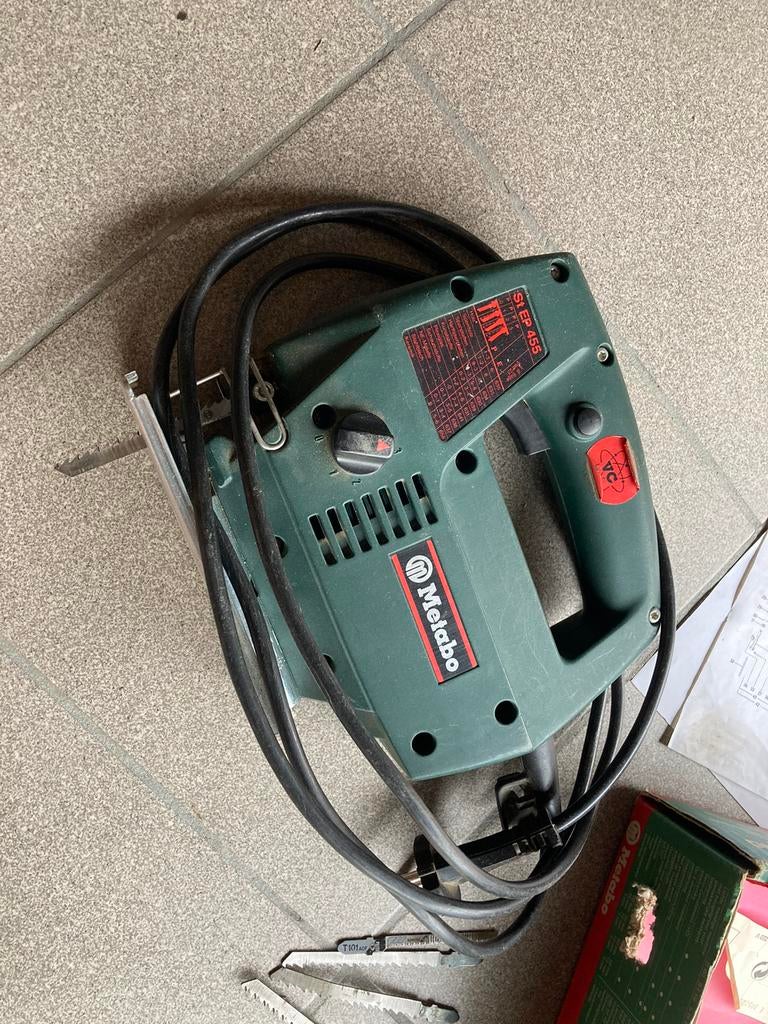 Decoupeerzaagmachine metabo st ep 455, Doe-het-zelf en Bouw, Gereedschap | Zaagmachines, Decoupeerzaag, Ophalen of Verzenden, Zo goed als nieuw