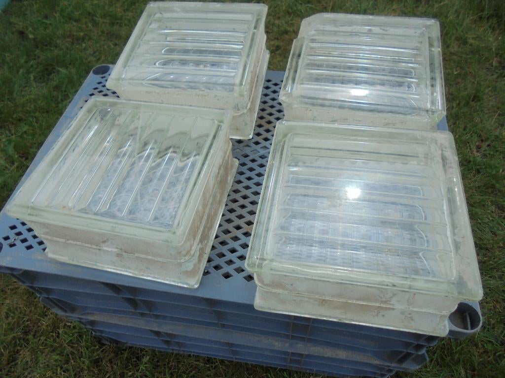 4 glasdallen, Ophalen, Gebruikt