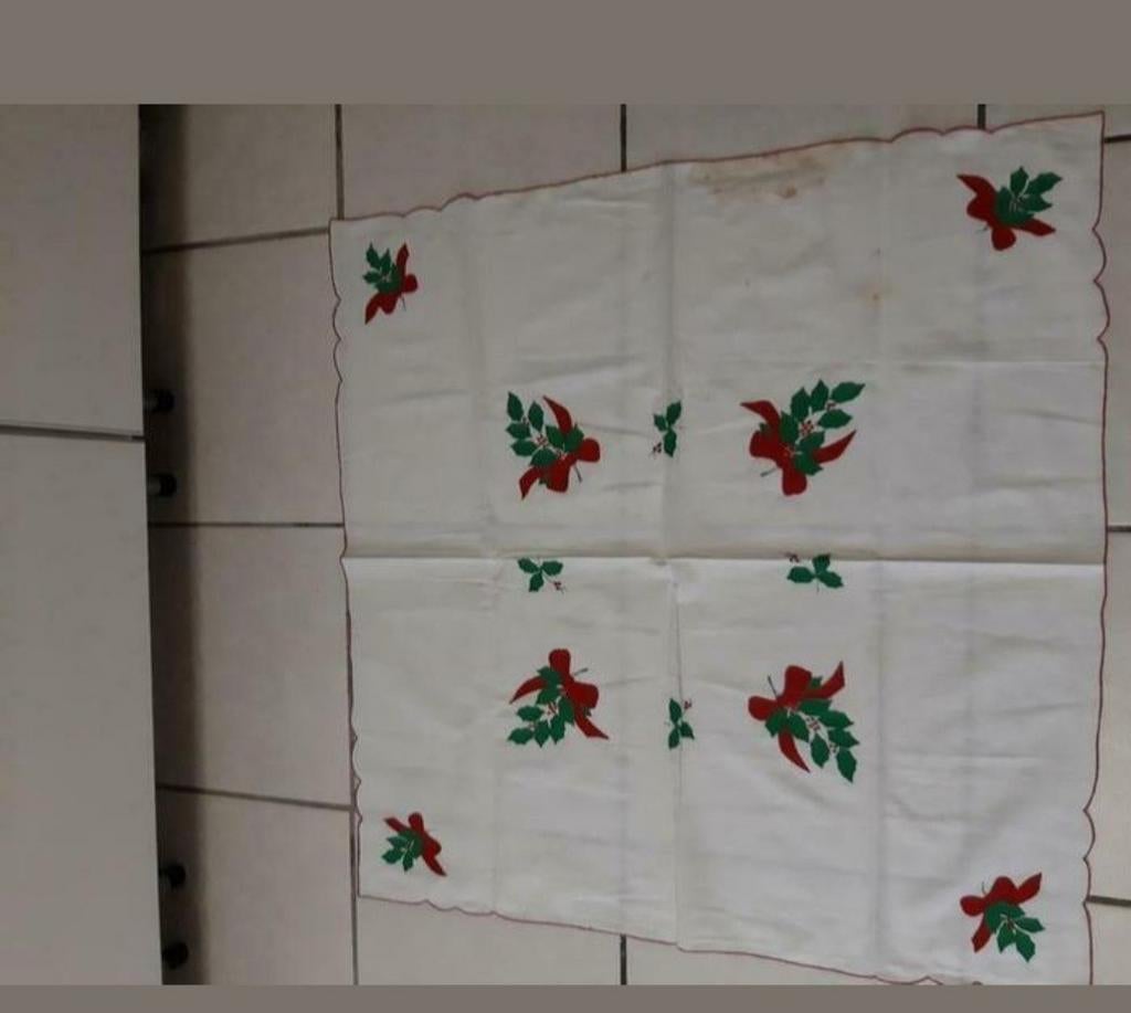 Noël   nappes pour Noël, Enlèvement