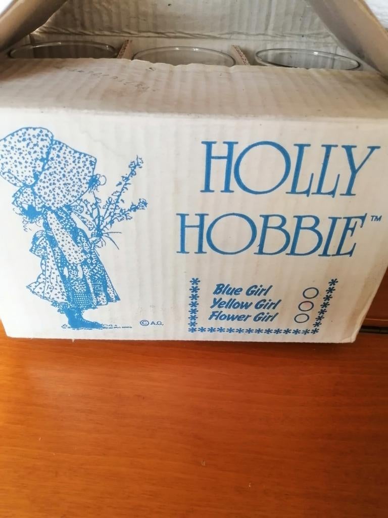 6 Holly Hobbie glazen, Enlèvement, Neuf, Verre, Verre ou Verres