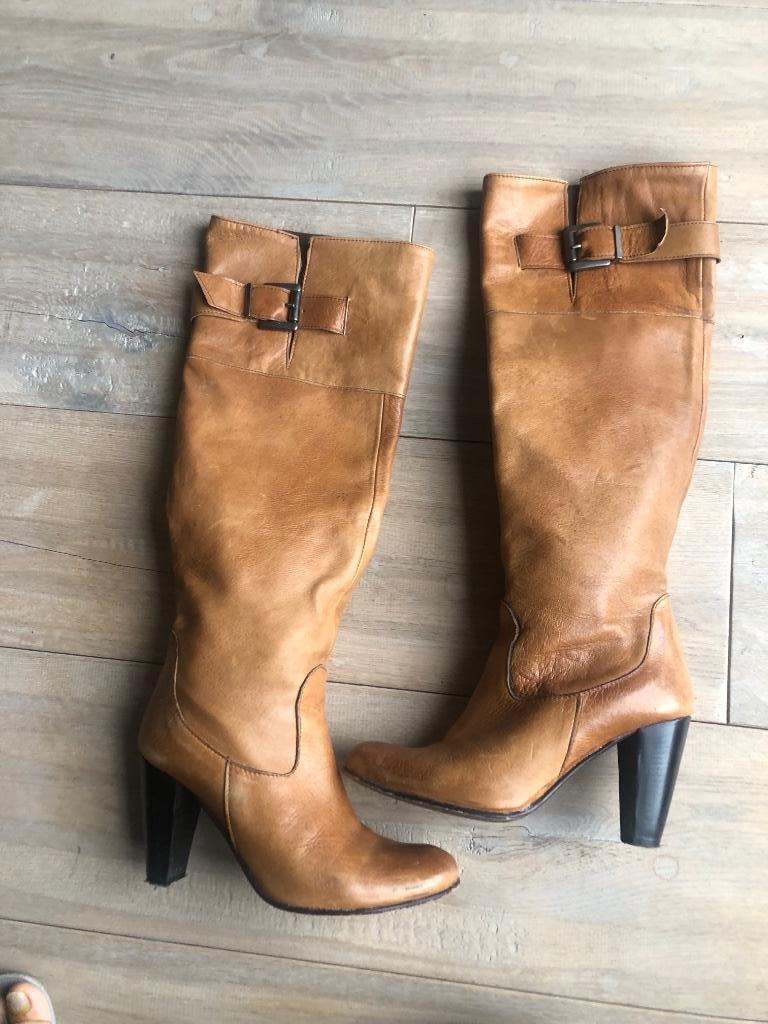 Dameslaarzen maat 37 kleur cognac merk Vera Gomma, Vêtements | Femmes, Chaussures, Vera Gomma, Enlèvement ou Envoi, Brun, Porté