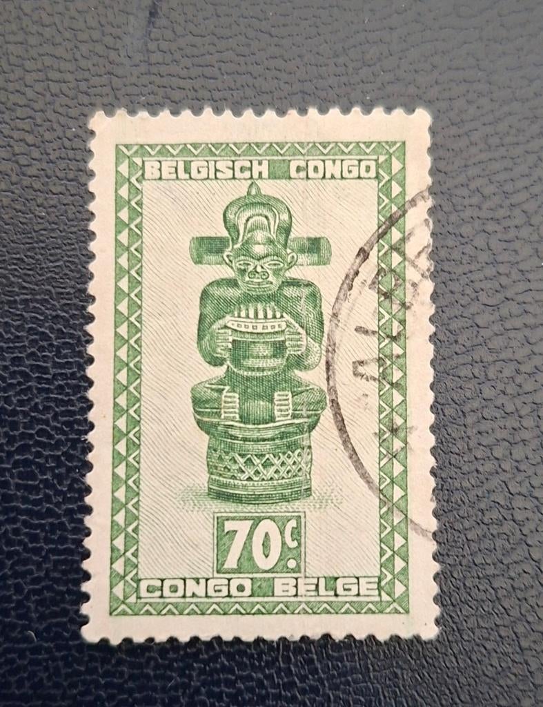 Timbre OBP 283 du Congo belge, Enlèvement ou Envoi, Affranchi, Oblitéré