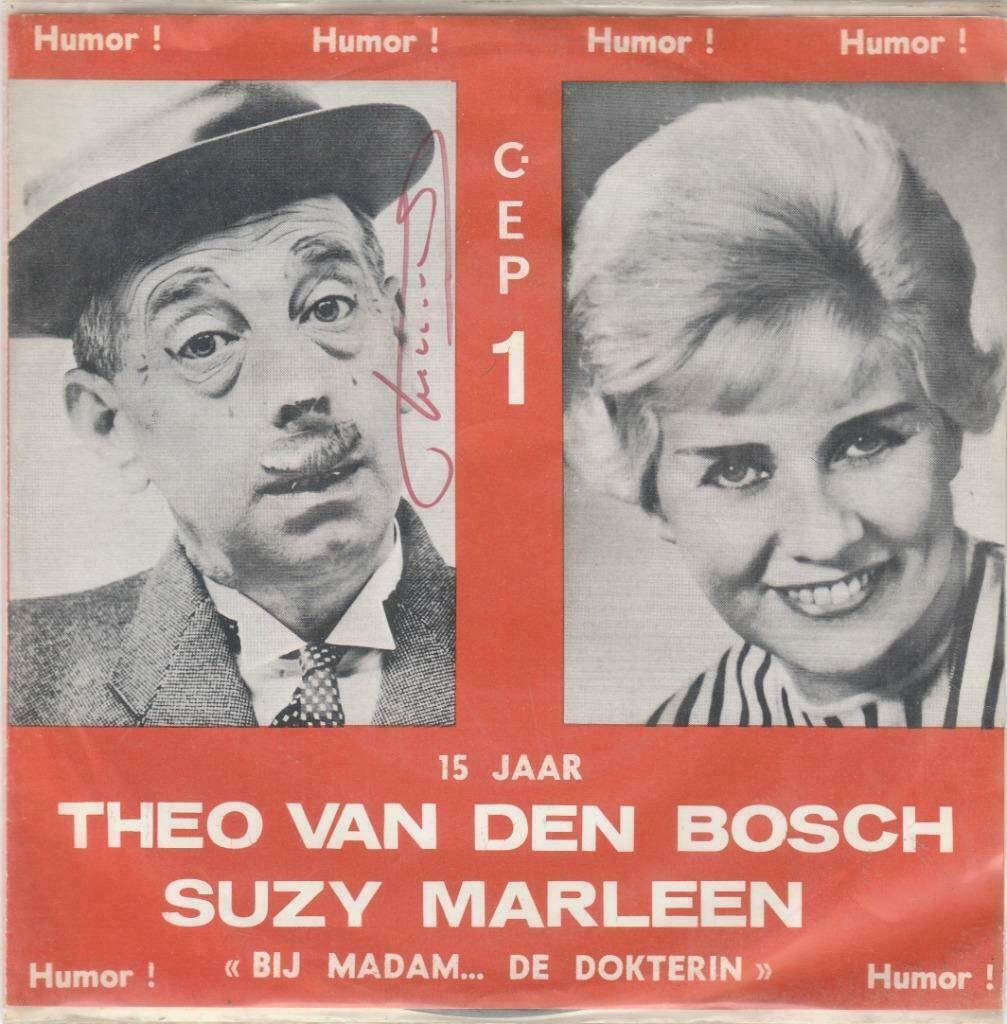 45T: Theo Van den Bosch: Bij Madam de dokterin, Ophalen of Verzenden, Overige formaten