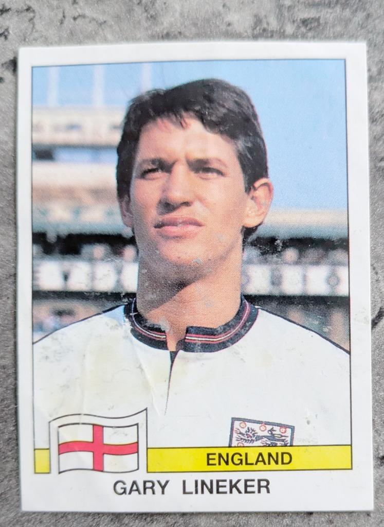 PANINI Kellogg's WC ITALIA90 WK 1990 LINKEKER GARY zeldzaam, Verzenden