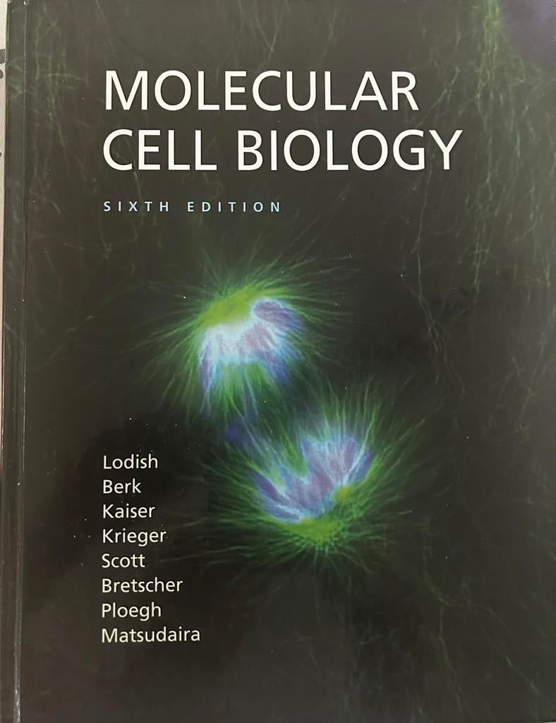 Molecular Cell Biology - sixth edition, Ophalen of Verzenden, Gelezen, Lodish, Natuurwetenschap