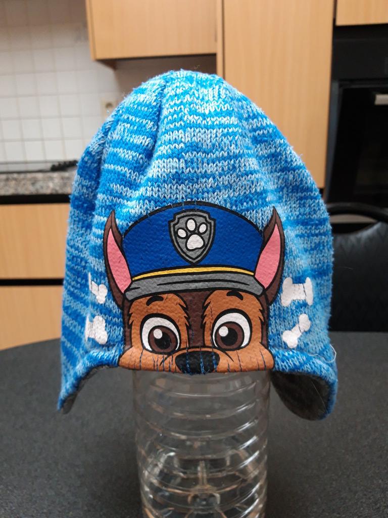 Paw Patrol 2-zijdige muts kleuter, Kinderen en Baby's, Ophalen of Verzenden, Gebruikt, Paw patrol, Muts