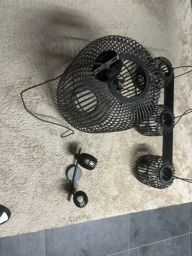 Lampes suspendues, lot de 3, look moderne, Enlèvement, Comme neuf