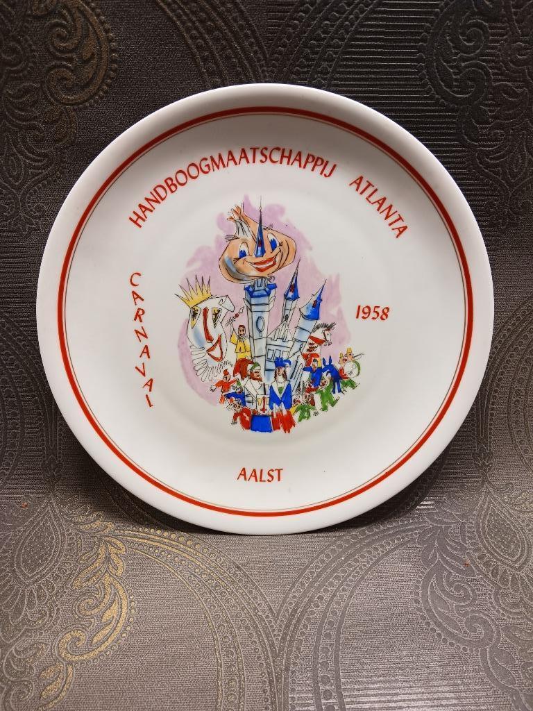 Sierbord carnaval Aalst 1958 Oilsjt, Ophalen, Gebruikt, Reclamebord
