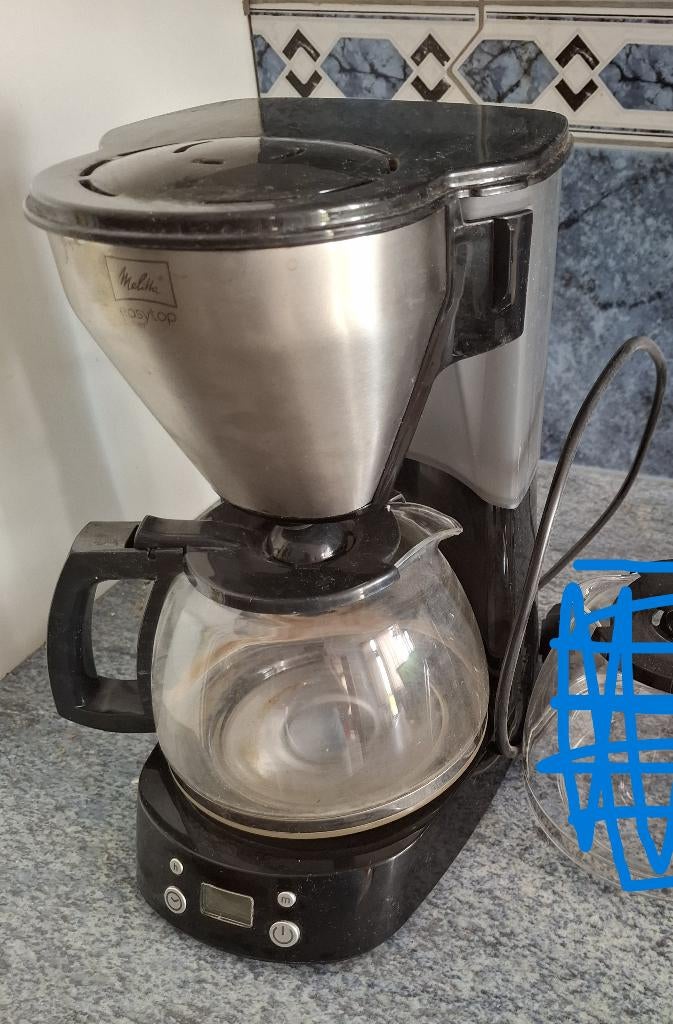Melitta EasyTop Timer filterkoffiezetapparaat, Café moulu, Enlèvement ou Envoi, Utilisé, 4 à 10 tasses
