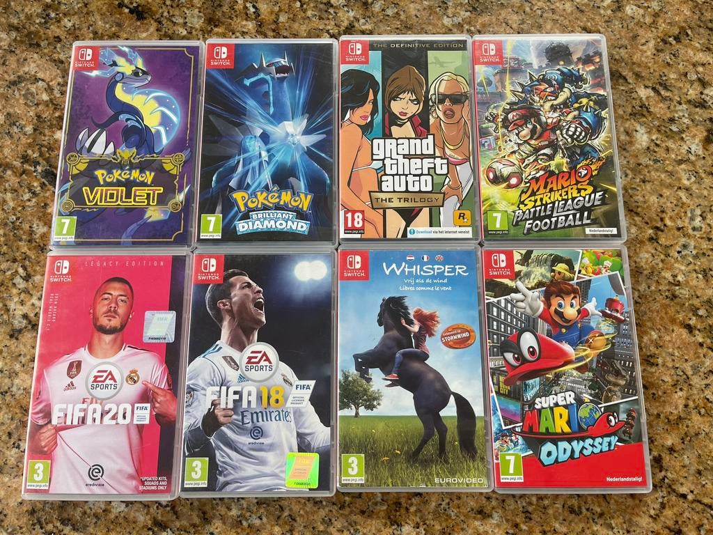 Nintendo switch games, Ophalen of Verzenden, Gebruikt