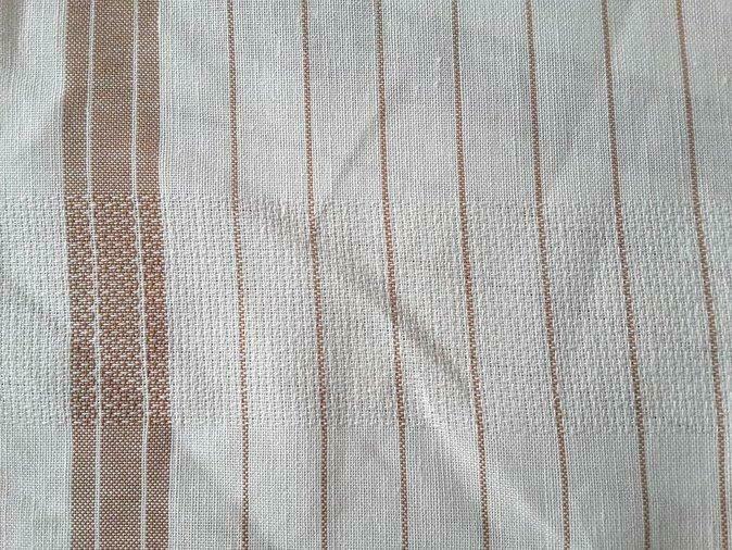toile à broder 160 cm écru ligné brun coton, Hobby & Loisirs créatifs, Broderie & Machines à broder, Neuf, Enlèvement ou Envoi