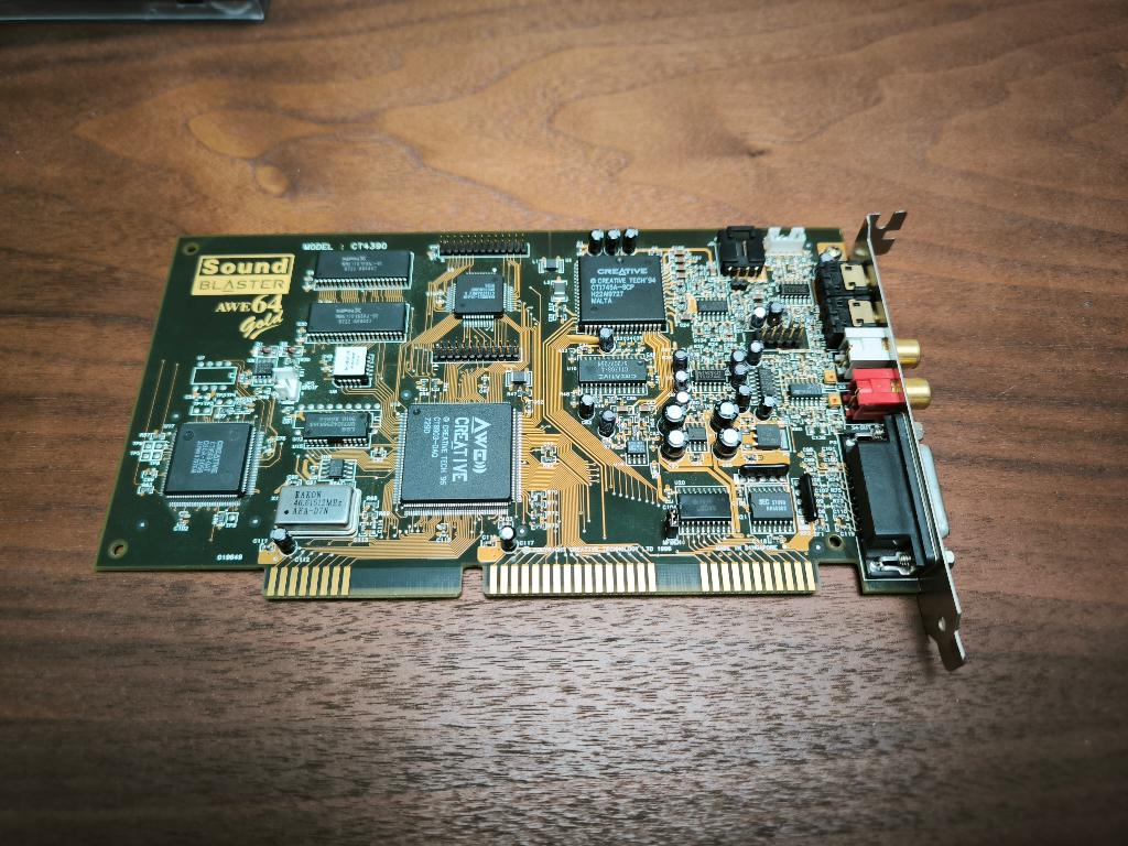 Creative Sound Blaster AWE64 GOLD CT4390 ISA sound card, Computers en Software, Verzenden, Zo goed als nieuw, Intern, Creative