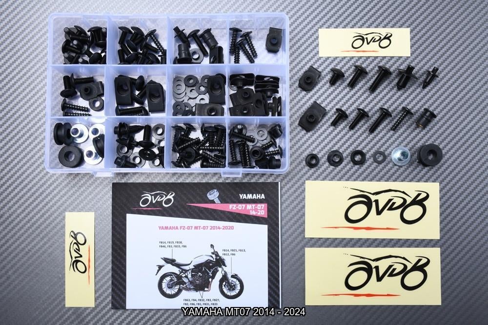 Kit visserie spécifique pour YAMAHA MT07 2014 2024 2018, Motos, Enlèvement ou Envoi, Neuf