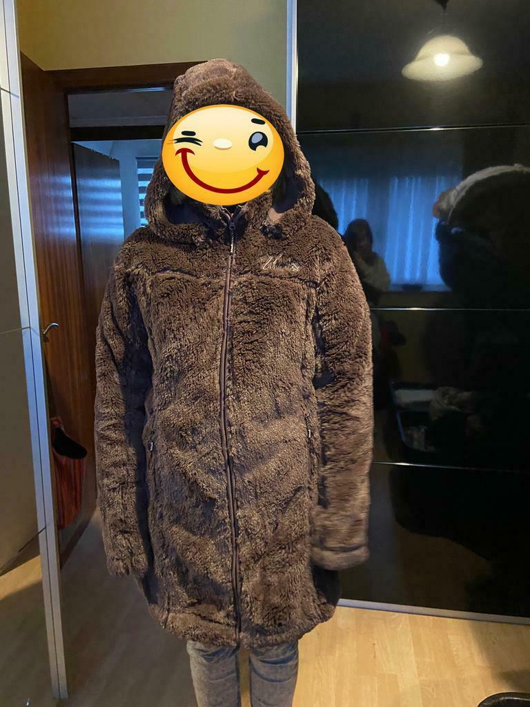 Imitatie bontjas, Kleding | Dames, Ophalen of Verzenden, Zo goed als nieuw, Maat 46/48 (XL) of groter, Bruin