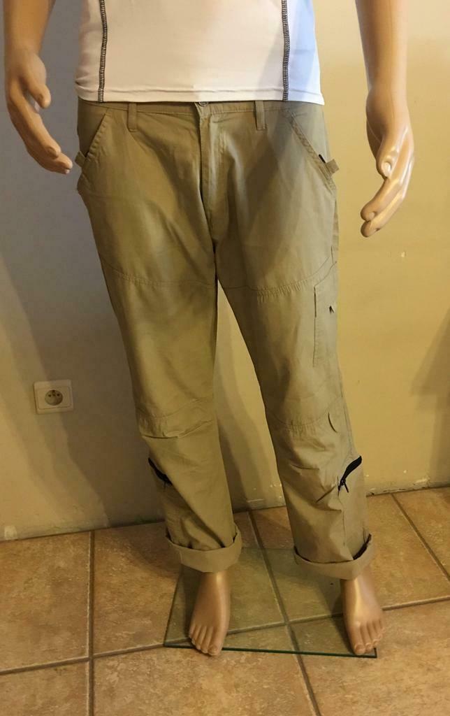 Pantalon homme five gallon T38 beige, Porté, Autres tailles, Beige