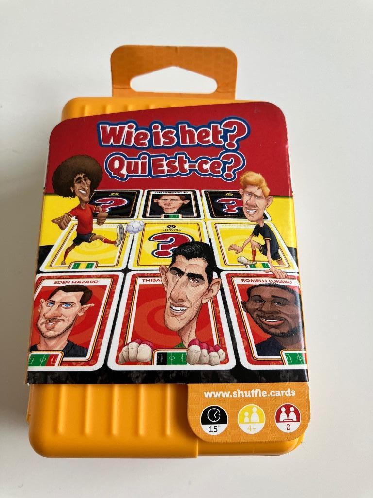 Shuffle Go - Wie is het? Rode Duivels NIEUW, Ophalen of Verzenden, Nieuw, Speelkaart(en)