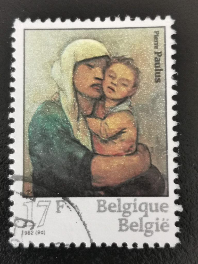 Belgique 1982 - peinture - Pierre Paulus, Enlèvement ou Envoi, Affranchi