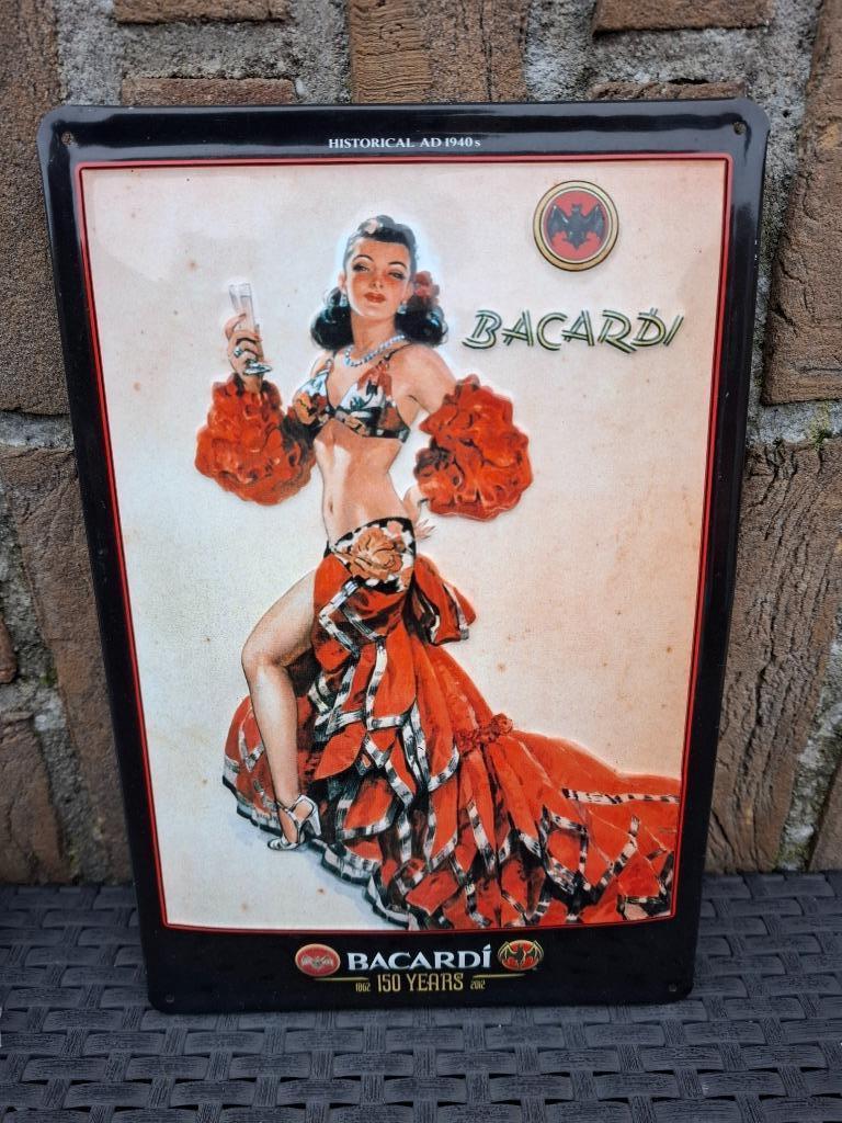 Reclamebord Bacardi, Verzamelen, Merken en Reclamevoorwerpen, Ophalen of Verzenden, Nieuw, Reclamebord