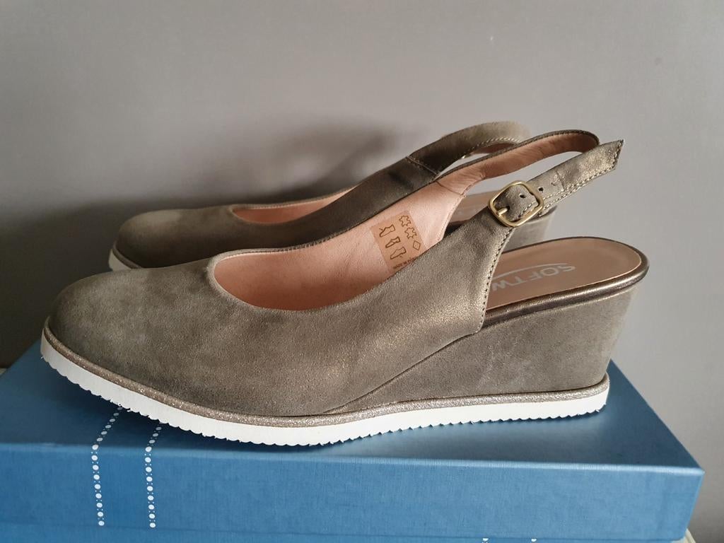 Nieuwe schoenen van Softwaves maat 39,5, Kleding | Dames, Schoenen, Softwaves, Ophalen of Verzenden, Nieuw, Groen