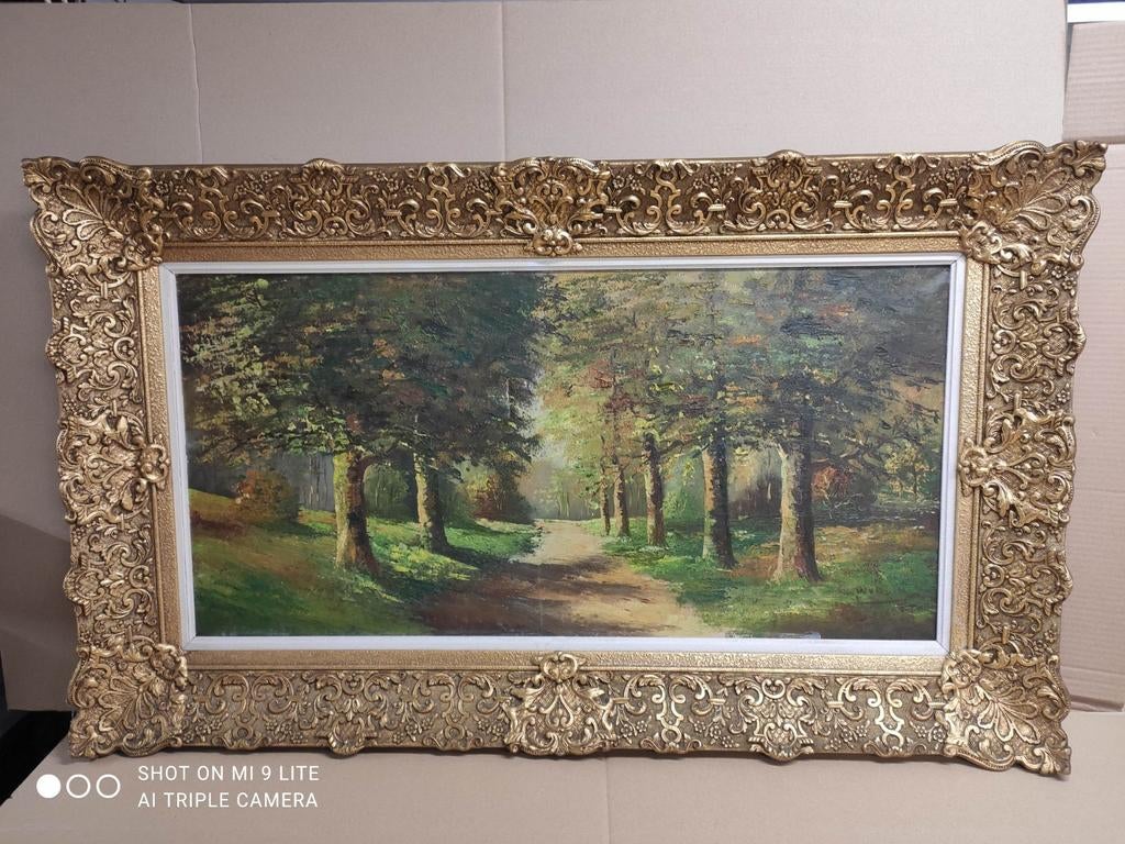 Peinture paysage, Enlèvement