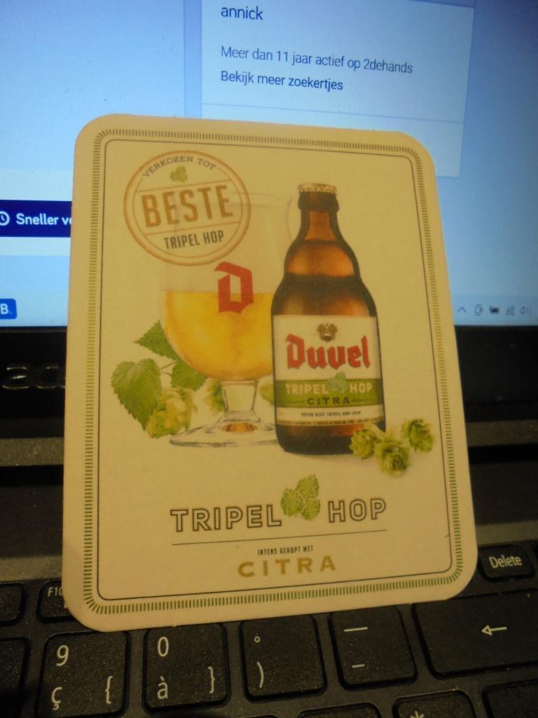 Duvel, Ophalen of Verzenden, Zo goed als nieuw, Viltje(s), Duvel