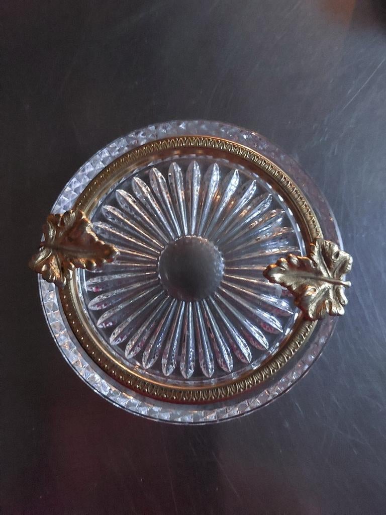 Vide-poches ou cendrier en verre taillé, Antiquités & Art, Enlèvement ou Envoi