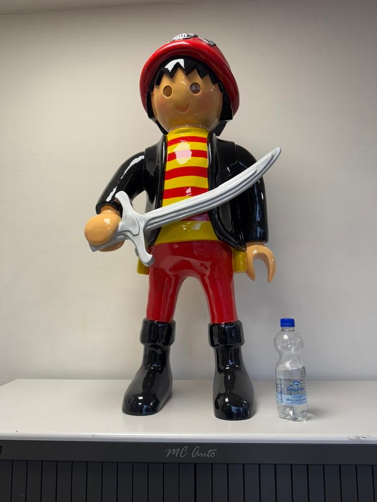 Groot Playmobil reclame beeld XL, Verzamelen, Ophalen, Zo goed als nieuw, Reclamebord