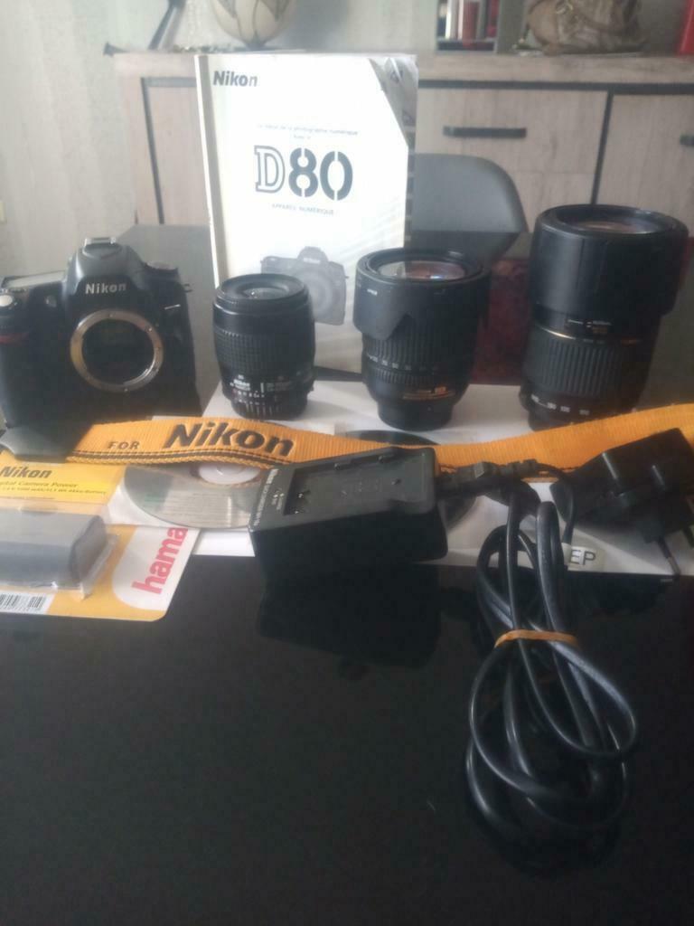 Zooms en diverse Nikon d80 camera onderdelen, Audio, Tv en Foto, Ophalen of Verzenden, Nikon