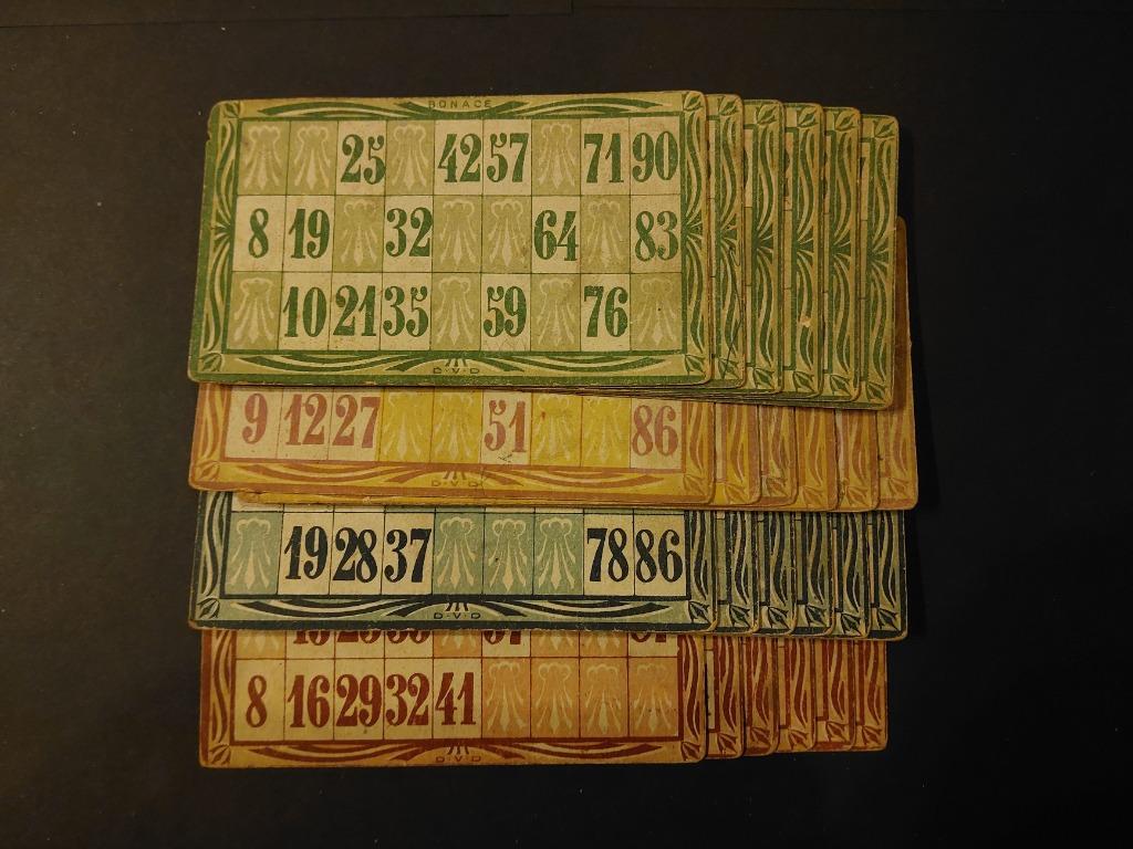 CARTES DE LOTO VINTAGE, Enlèvement ou Envoi, Utilisé