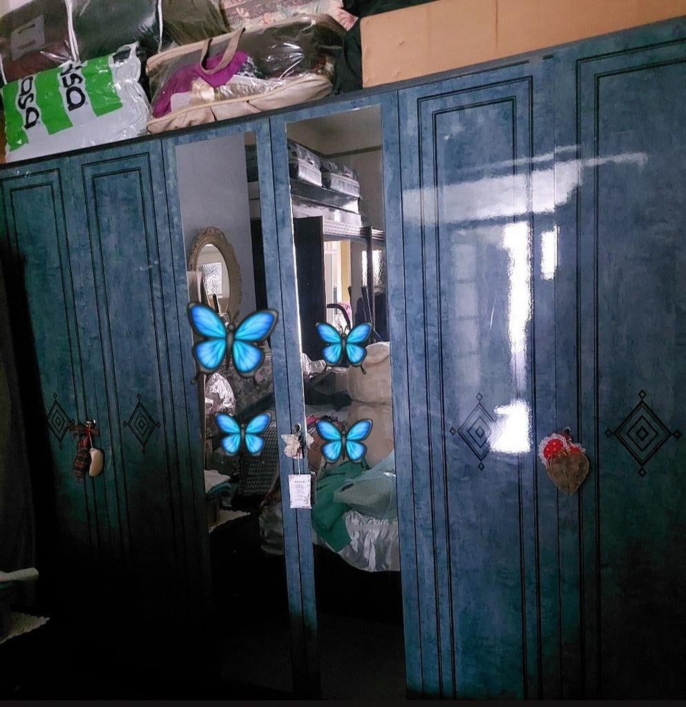 Armoire penderies garde robe avec 6 porte, Maison & Meubles, Enlèvement, Comme neuf