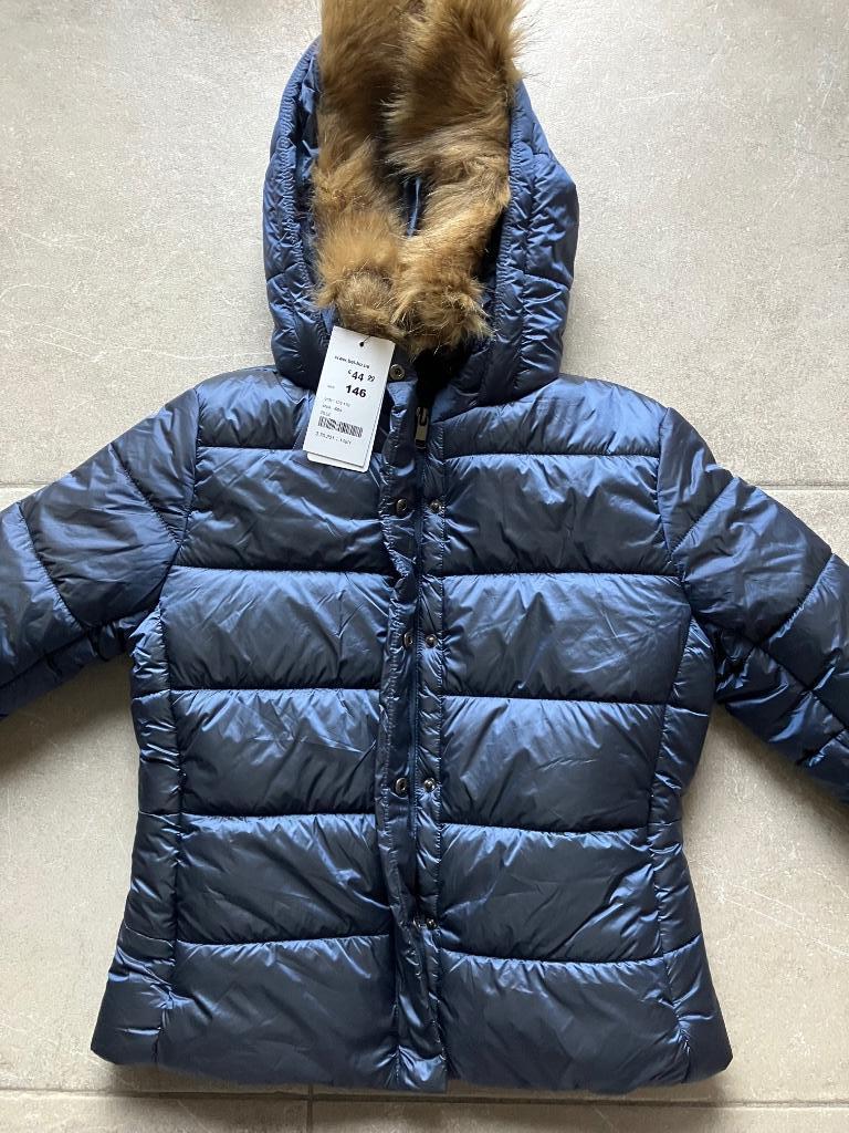 Winterjas meisje Nieuw 146, Kinderen en Baby's, Kinderkleding | Maat 146, Meisje, Nieuw, Ophalen of Verzenden, Bel & Bo