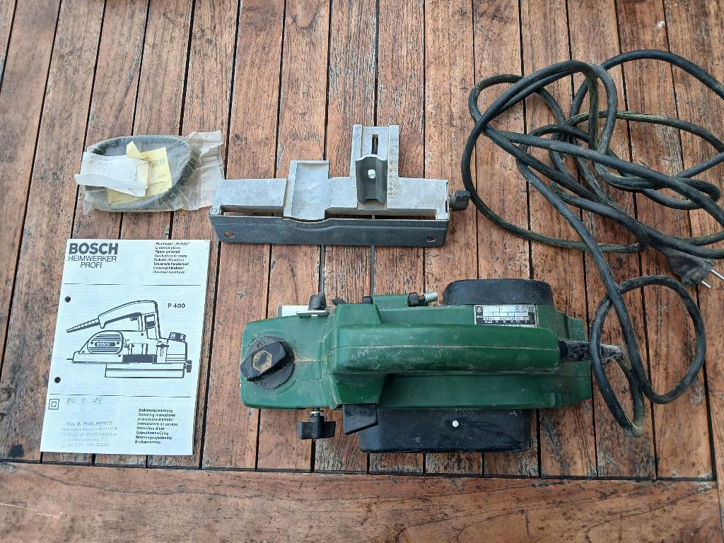 Schaafmachine Bosch en bandschuurmachine B&D, Ophalen, Gebruikt, Elektrisch
