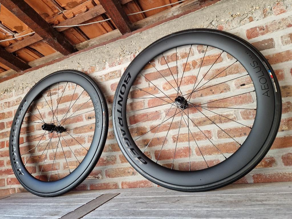 Bontrager Aeolus Pro 51 TLR Disc racewielen / Carbon wielset, Fietsen en Brommers, Fietsonderdelen, Zo goed als nieuw, Wiel, Ophalen