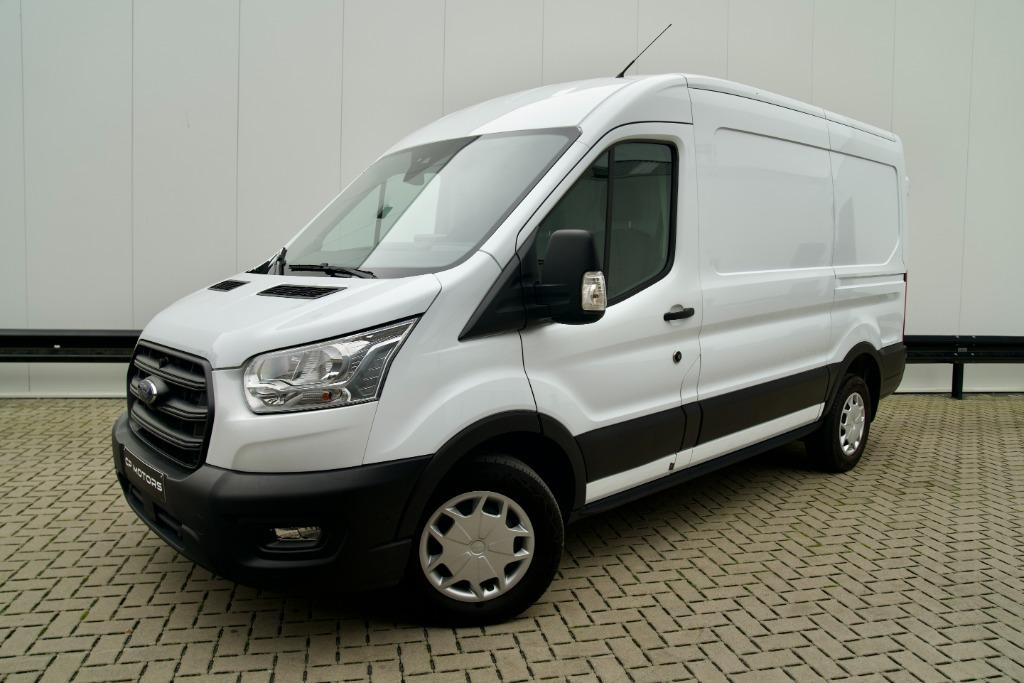 FORD TRANSIT |  L2H1 | FACELIFT | AUTOMAAT | TREKHAAK | BTW, Stof, 4 cilinders, Wit, Diesel