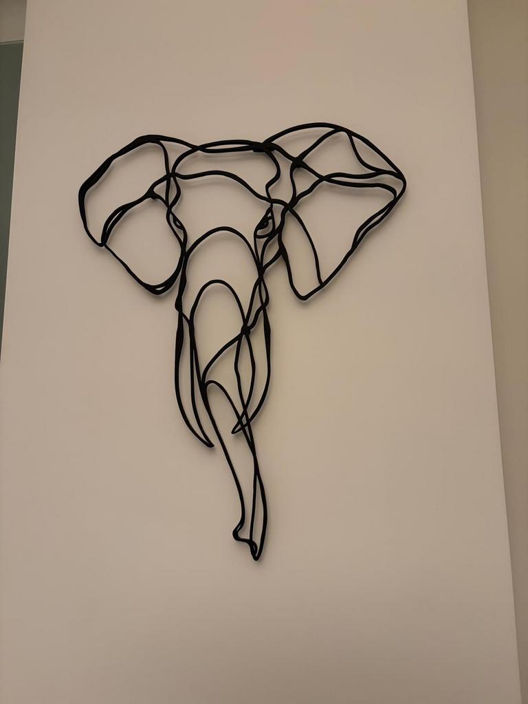 Trophée éléphant Hu2 Design & Art, Enlèvement